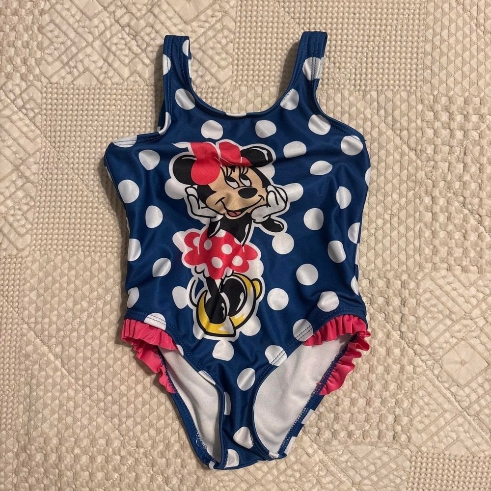 Disney Minnie Mouse blue swimsuit, 3T